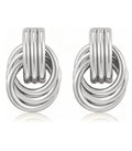 Knot Earrings (Silver)