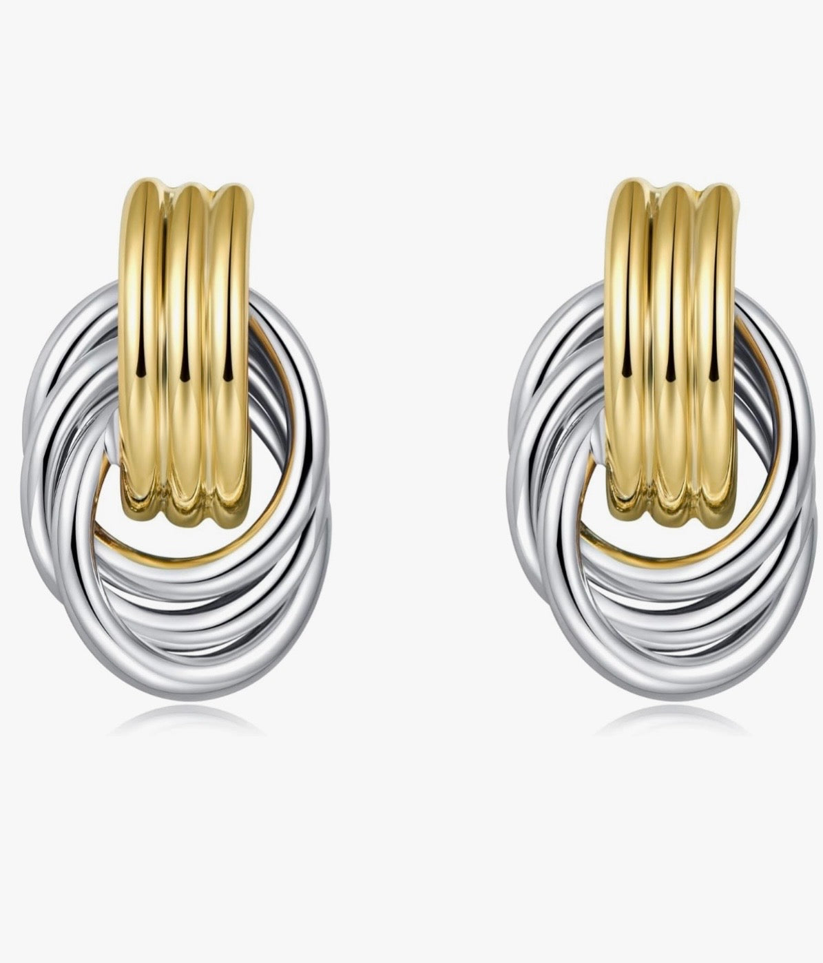 Knot Earrings (Gold & Silver)