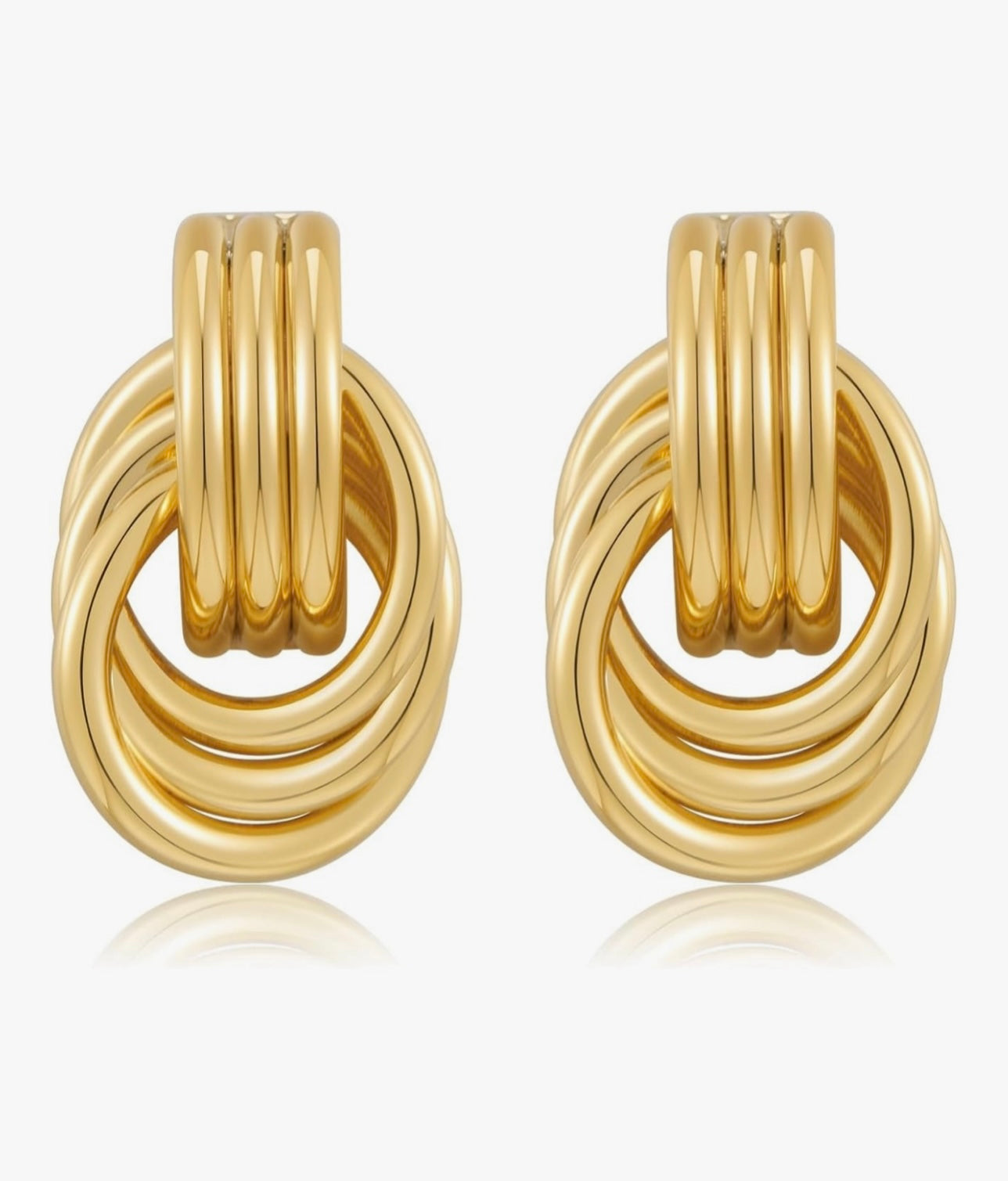 Knot Earrings (Gold)