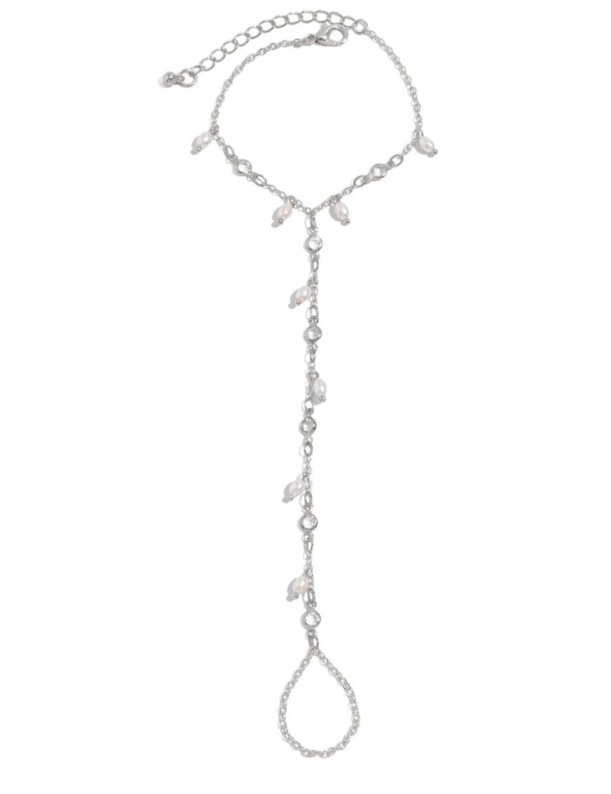 Pearl Link Hand Chain