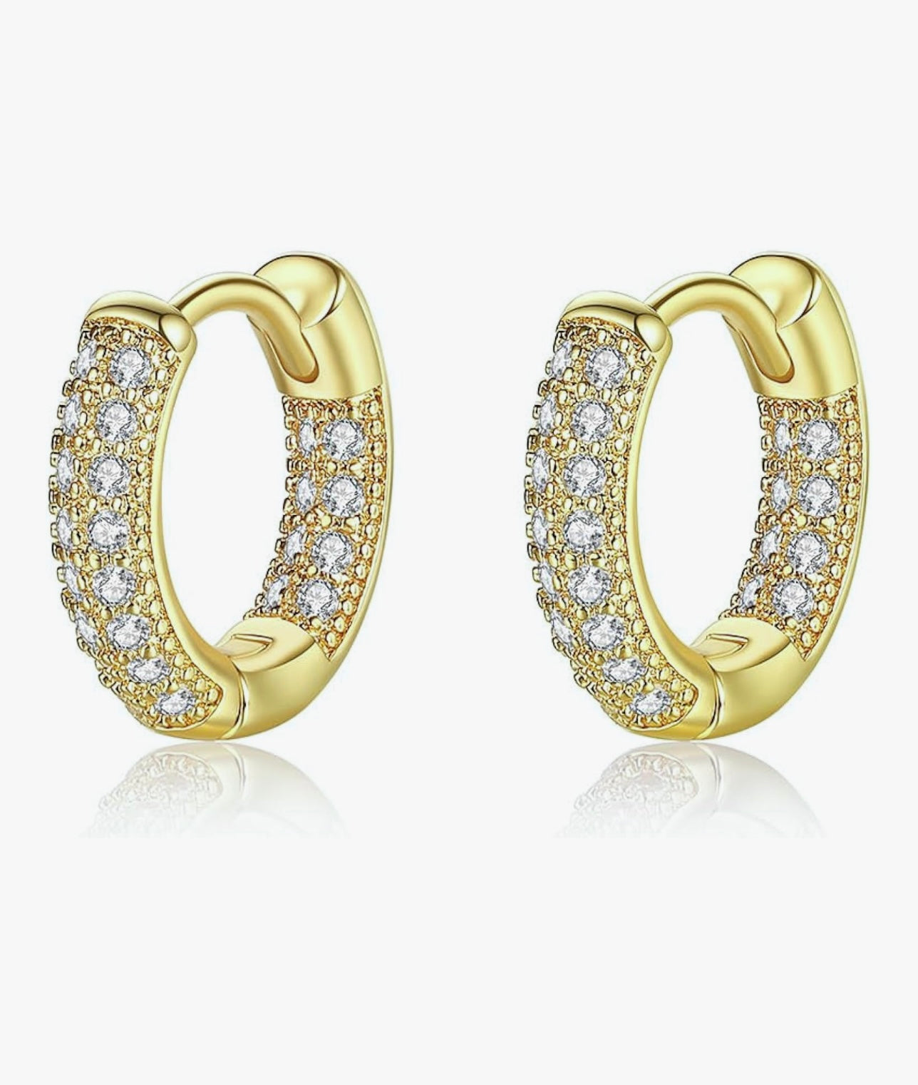 Mini Pavé Hoops