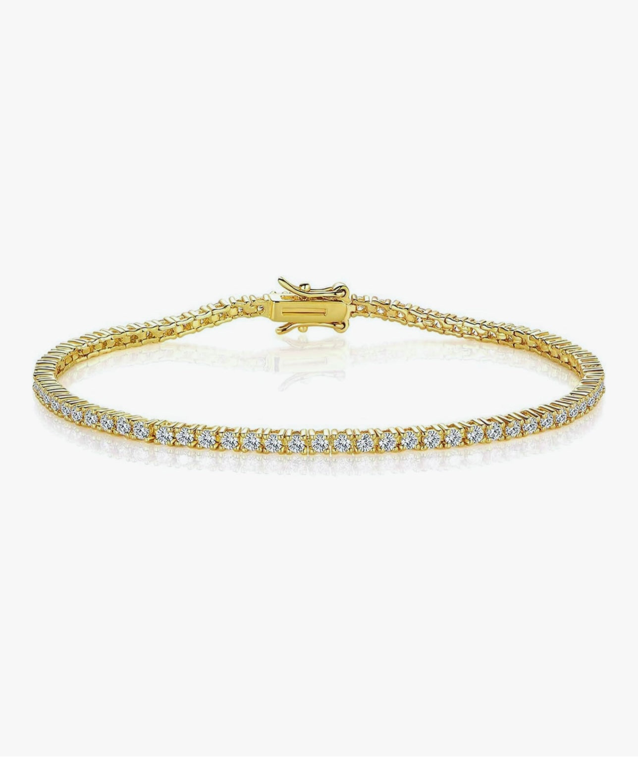 Signature Tennis Bracelet (Gold)